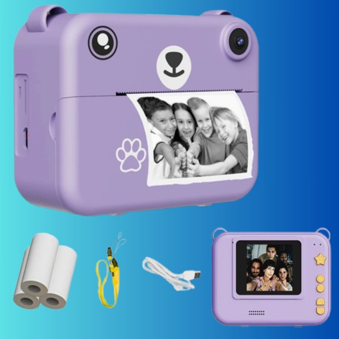 Appareil-photo-imprimante-violet