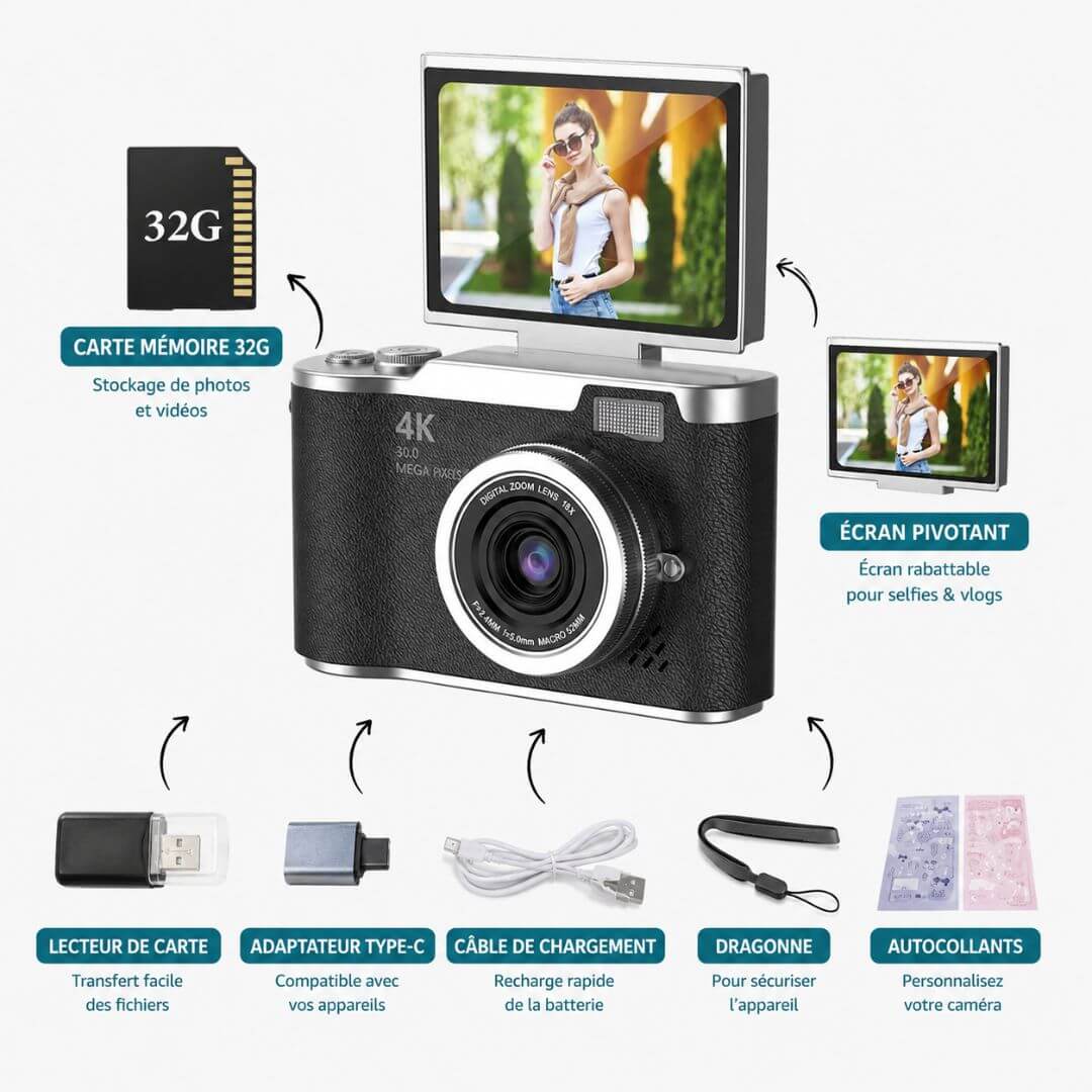 Appareil photo numérique enfant | kidKamera™