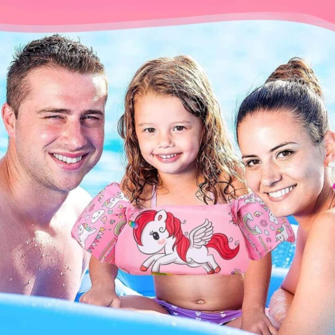 Brassards De Natation Pour Enfant 1-6 Ans - 3 Chambres à Air Indépendantes, TPU Biologique, 10-30 Kg