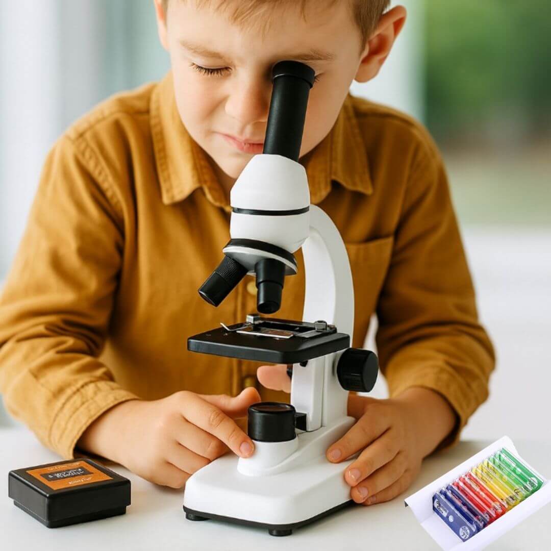 Coffret de lames de Microscope préparées 12 pièces
