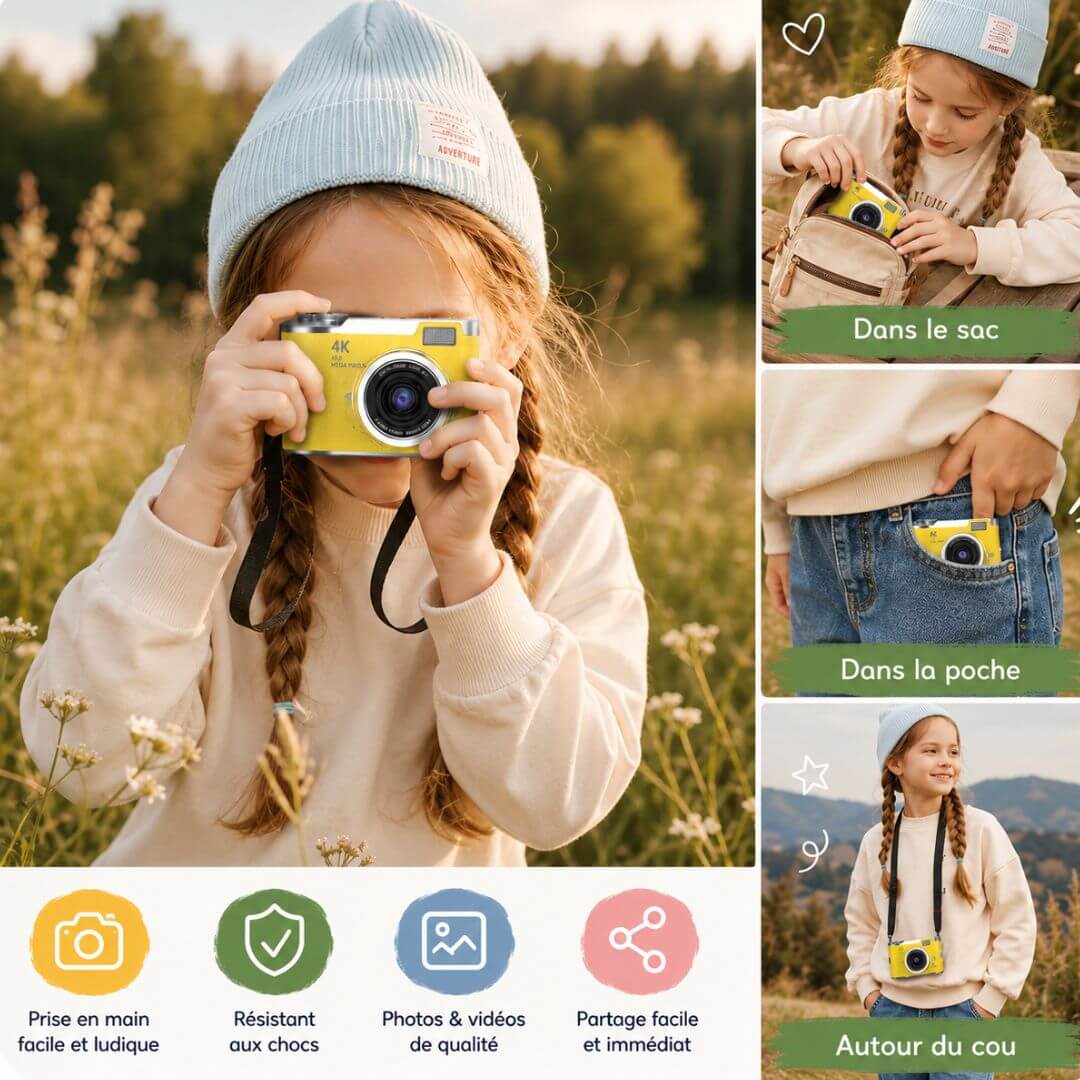 Appareil photo numérique enfant | kidKamera™