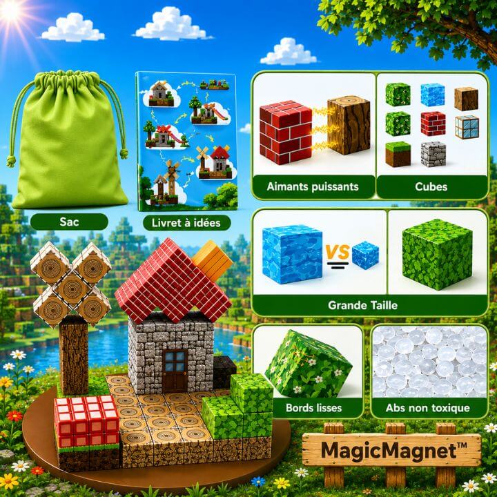Jeux de construction magnétique | MagicMagnet™