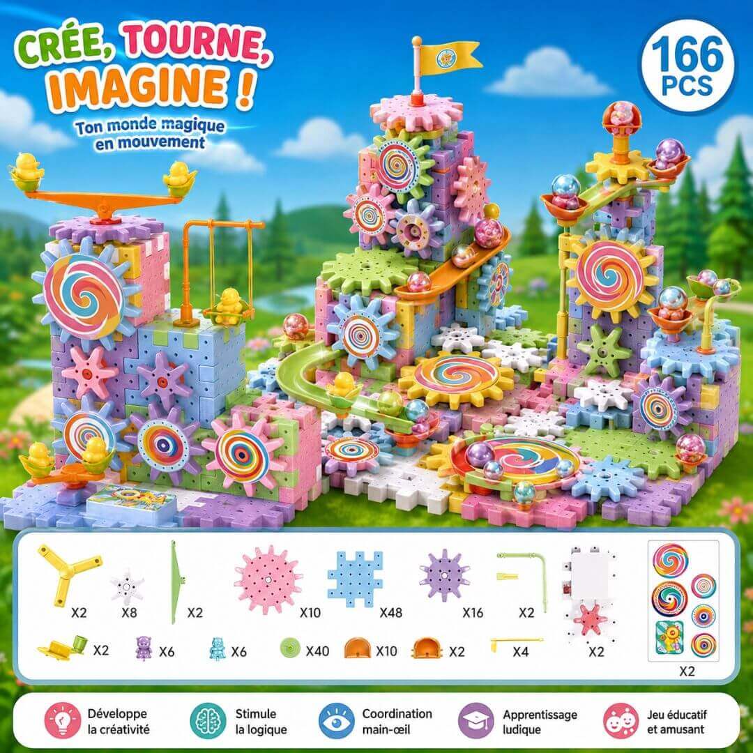 Jeu de construction | MontiSpin™
