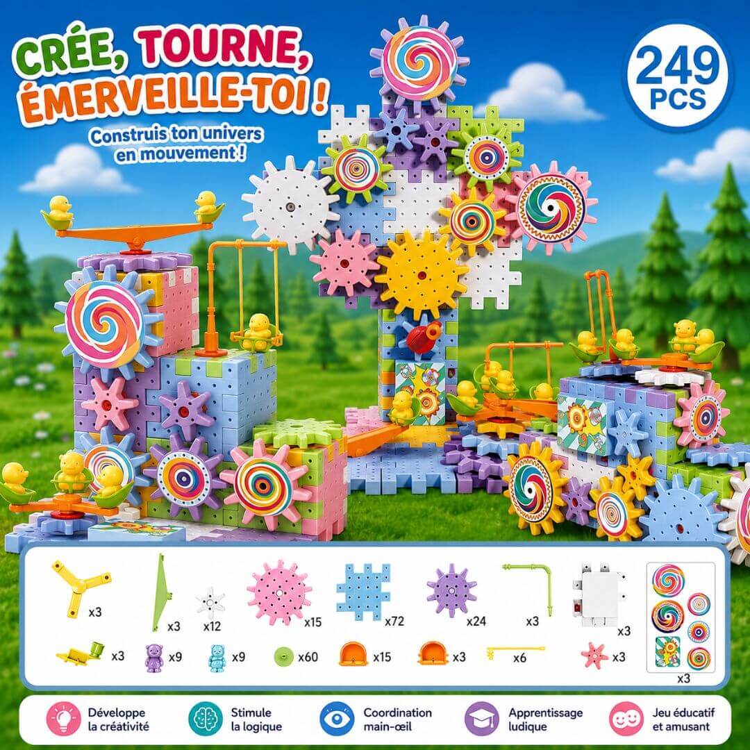 Jeu de construction | MontiSpin™
