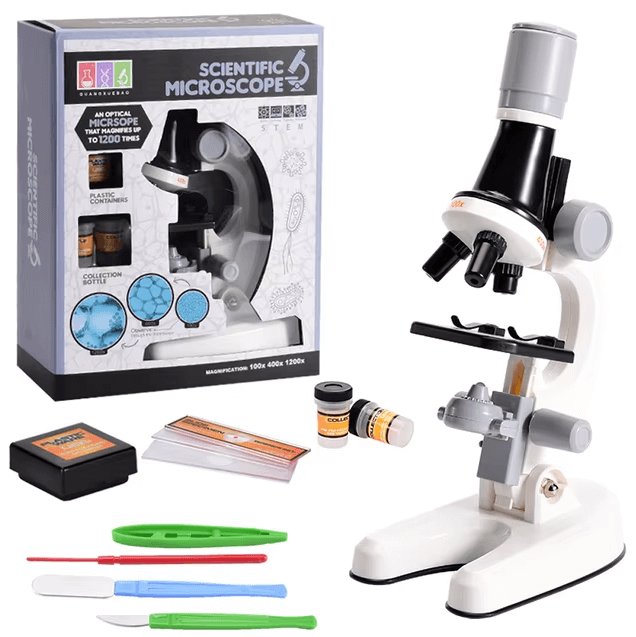 Microscope-enfant-carousselle-blanc