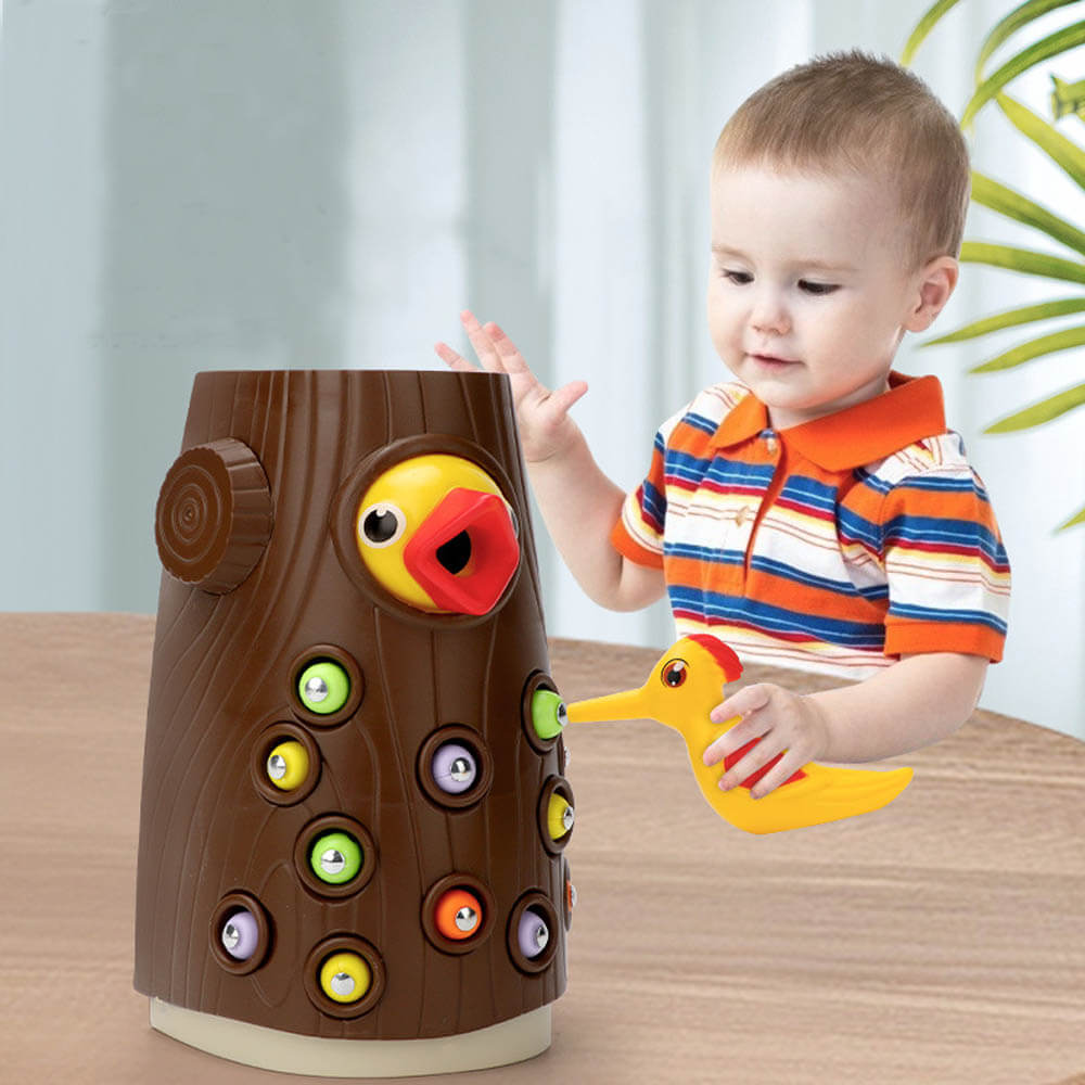 Jeu magnetique bebe WoodyBird Les Aventures de Bebe