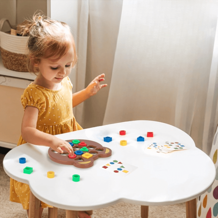 Jeu Dassociation de Formes Apprentissage Précoce Éducation Couleur Jeu Dassociation de Formes Apprentissage Précoce Éducation Couleur