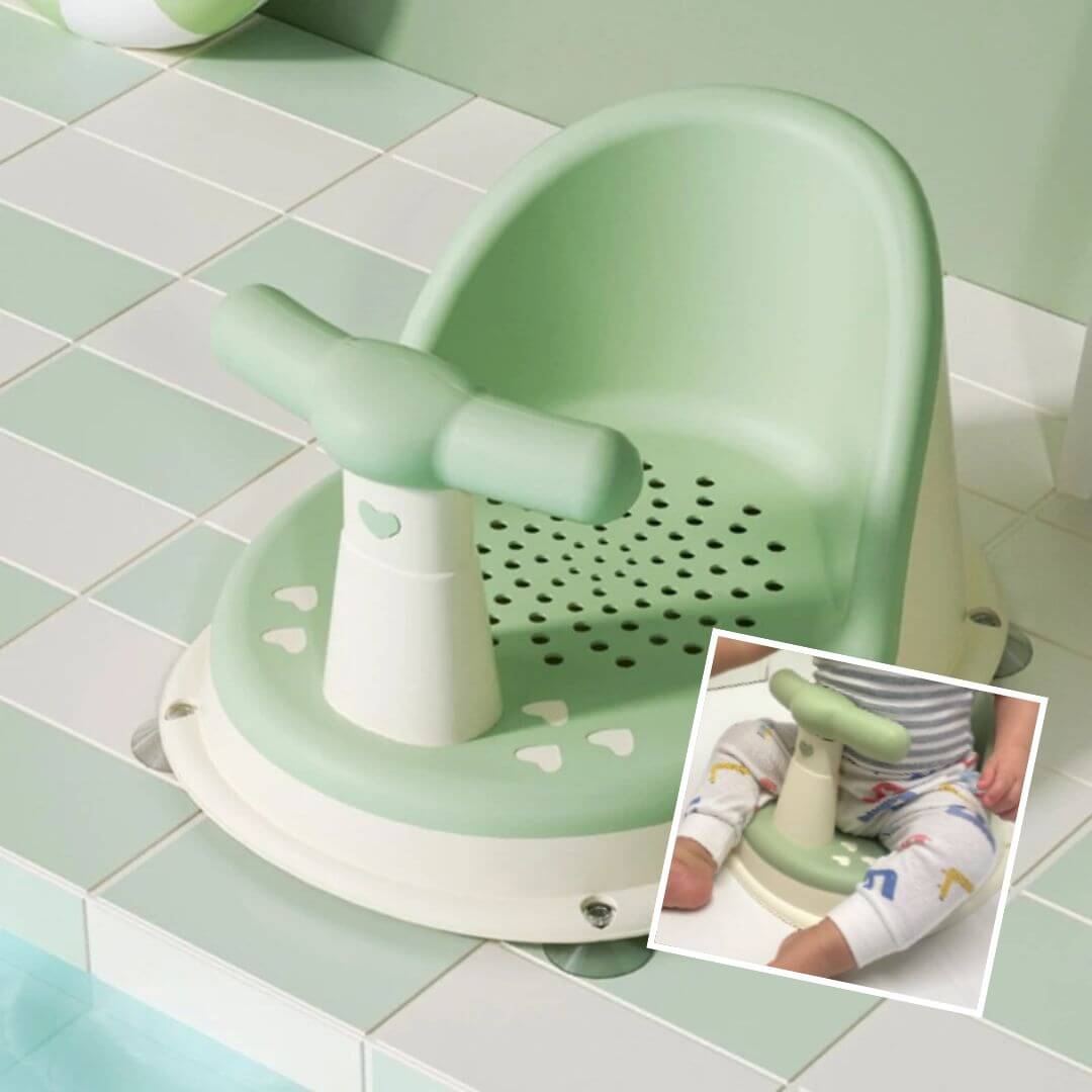 siege de bain bebe vert